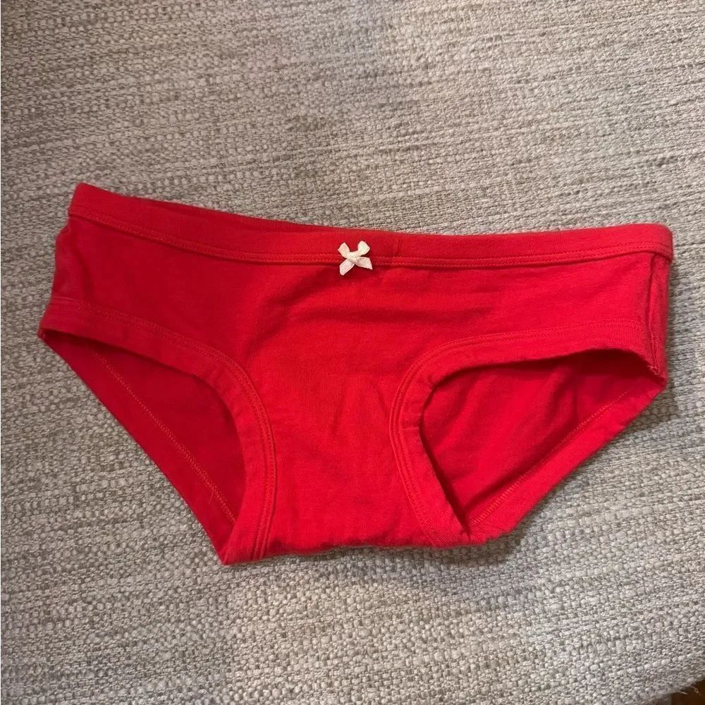 Aerie size XS red Be Merry boybrief panties